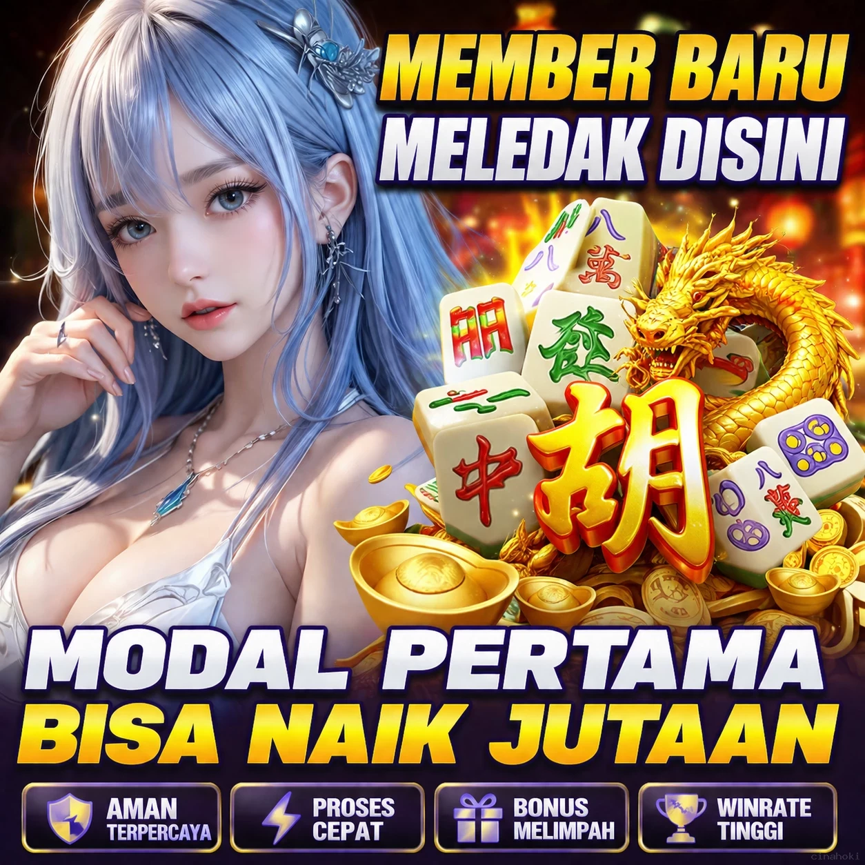Sistem verifikasi cinahoki screenshot